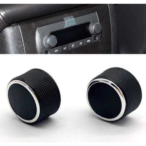 Rear Control Knob Audio Radio For Chevrolet Cadillac Escalade Enclave Tahoe GMC 2007-2013 Car Air Condition Button Trim