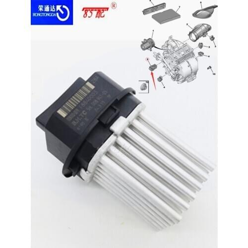 Blower fan resistance 6441S7 For Citroen C3 C4 C5 For Peugeot 307 308 407 For MINI blower speed control module
