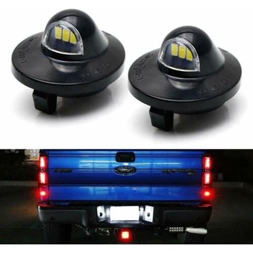 PC LED License Plate Light Lamp For Ford F150 F250 F350 LED License Plate Lamp