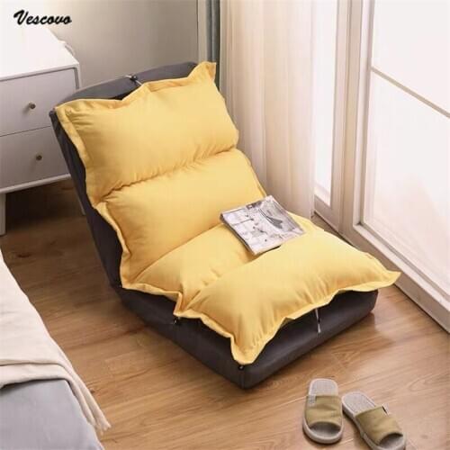 VESCOVO Thicken Floor Chair Resting Nursing Chair Computer Sofa For Bedroom