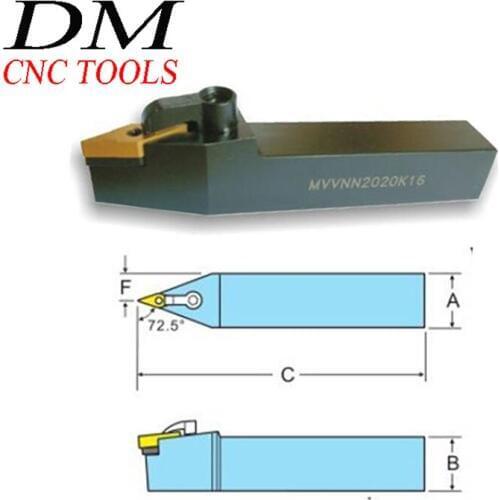 1pcs MVVNN 1616K16/2020K16/2525M16/3232P16 External Turning CNC Tools Holder Lathe cutting machine tool holder for VNMG1604