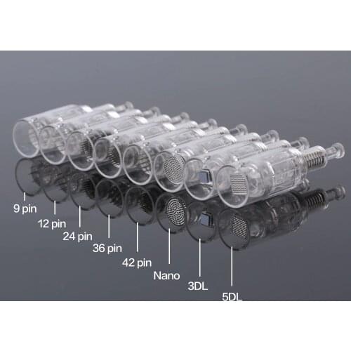 10PCS Micro Needles Bayonet Screw Cartridge Needle Tip For Derma Pen 9/12/24/36/42/ Nano Needles Electric Dr. Pen Beauty Tool