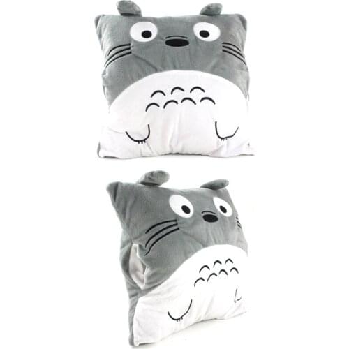 40cm My Neighbor Totoro Plush Toys Chinchillas Soft Stuffed Hand Warmer Pillow Cushions