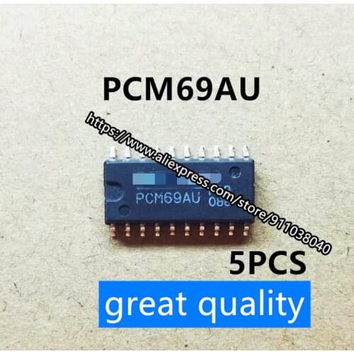 5PCS/LOT PCM69AU PCM69 SOP20 digital to analog converter brand new original import