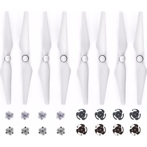 8PCS 9450S Propeller for DJI Phantom 4 Pro Advanced Drone Quick Release blades Replacement Props with Mount Base Spare Parts