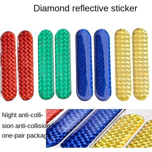 Car Door Reflective Sticker Warning Tape Car Reflective Stickers Reflective Strips 4 Colors Safety Mark