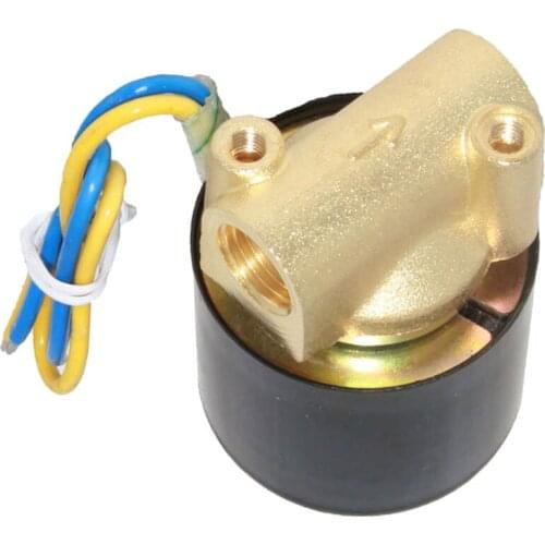 2- Position 12V DC 1/4' Electric Solenoid Valve For Air Water Oil Gas Pipeline