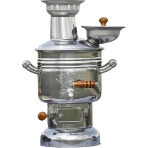 Stainless Steel porcelain kettle turkish samovar tea warmer teapot camping samovar wood stove charcoal samovar teaware picnic