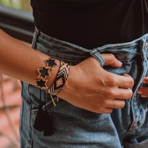 Go2boho Turkish Evil Eye Bracelet Miyuki Star Bracelets Greek Eye Pulseras Femme 2021 Handmade Jewelry Friends Gift Jewellery