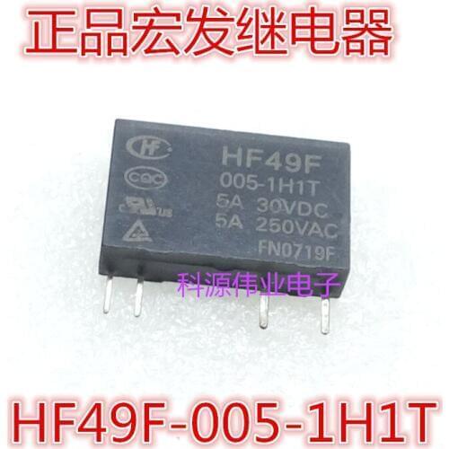 JZC HF49F-005 012 024-1H1 1H1T 4PIN 5V 12V 24V