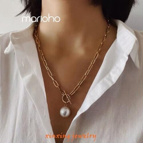 Женские ожерелья из жемчуга Marioho China At AliExpress