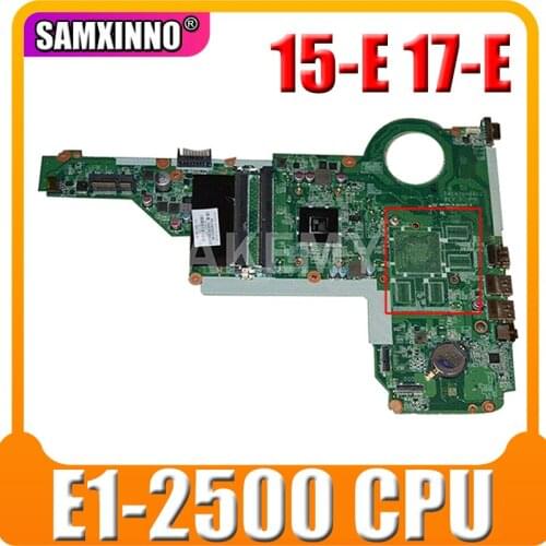 For HP Pavilion 15 17 15-E 17-E Laptop motherboard 737452-501 737452-001 DA0R76MB6D0 E1-2500 CPU DDR3