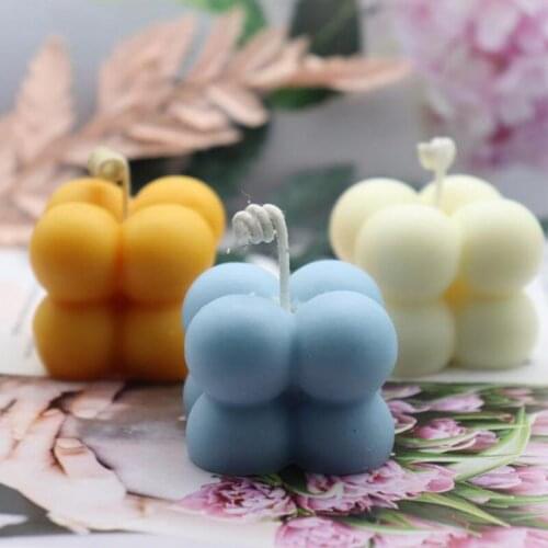 New DIY Candles Mould Soy Wax Candle Mold Aromatherapy Plaster Candle 3D Silicone Mold Hand-made Soy Aroma Wax Soap Candles Mold