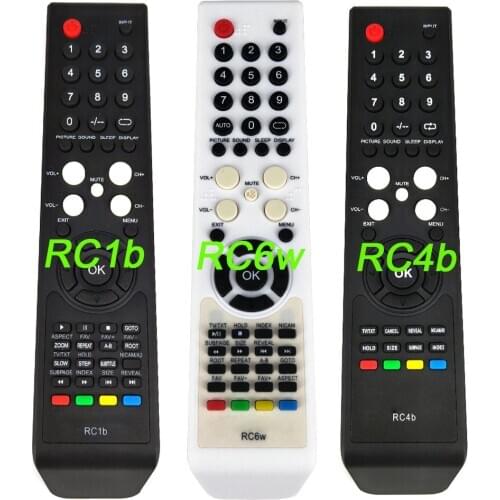 Original TV 433 MHz Remote Control RC1B RC4B RC6W for SUPRA TV Remote Controller