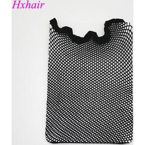 2pcs Wigs caps Hairnets close on the top good Quality Mesh Weaving Black Wig Hair Net Making Caps Weaving Wig Cap & Hairnets