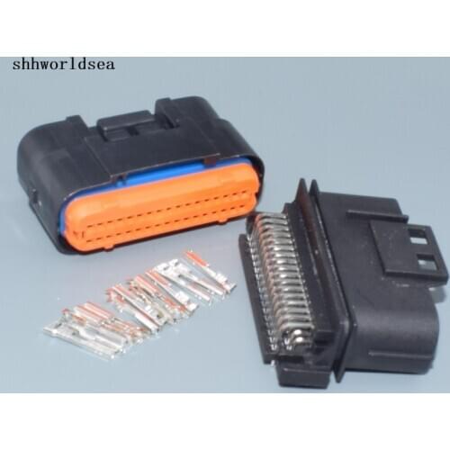 Shhworldsea 34 Pin MX23A34XF1 MX23A34SF1 MX23A34NF1 car Waterproof Automotive Connector For YAMAHA Motorbike ECU Socket