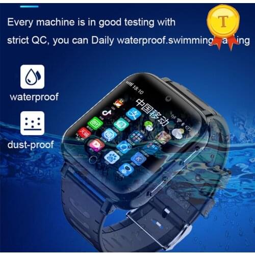 New Arrival ip68 real waterproof swimming style 4G Kids Smart watch sim card GPS SOS WIFI Android Smart gps Watch boy girl