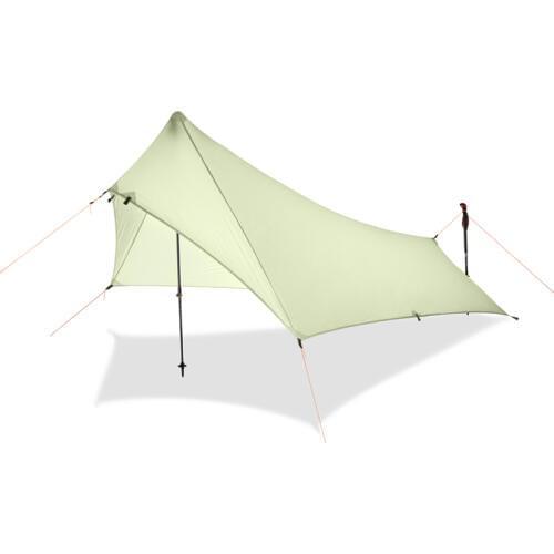 Ultra Light Rain Fly Tent Tarp, Waterproof 20d Silicone Coating Nylon Camping Shelter Canopy Rainfly, Lightweight tarp