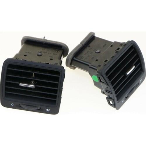 COSTLYSEED 1KD 819 703 1KD819704 Front Dashboard Left Right Air Vent Black for VW Golf MK5 5 Rabbit 1K0 819 709 1K0819710