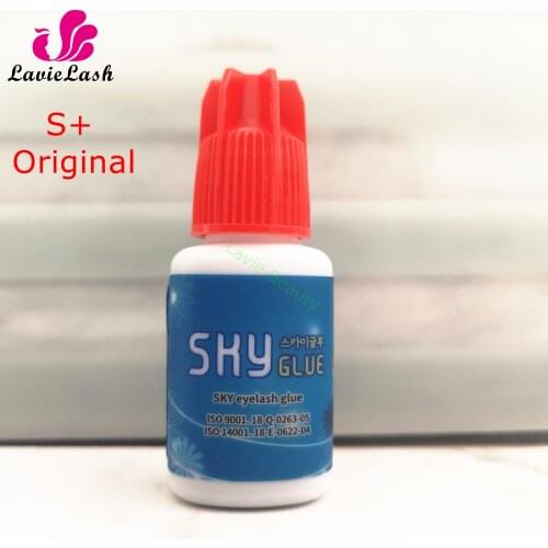 5 bottles/lot Fastest Korea Sky Glue Red Cap 1-2s dry time Most Powerful S+ for Eyelash Extensions MSDS Adhesive