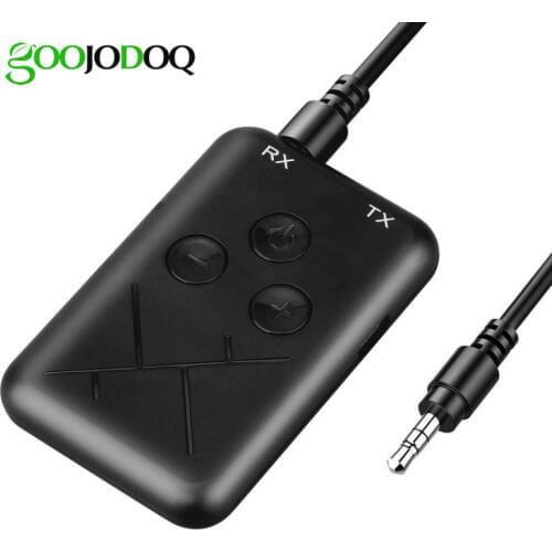 Bluetooth Adapter 2 in 1 Stereo 3.5mm Audio Music Wireless Transmitter Receiver Adapter For Car Headphones Stereo Mobile phone