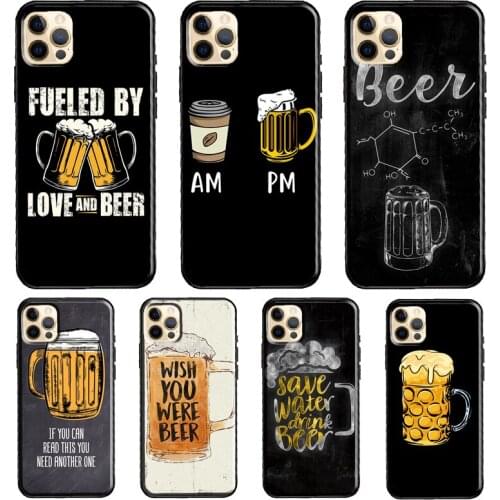 Drike Beer Funda Case For iPhone X XR XS MAX 12 Mini 11 Pro Max 5S 6S 8 7 Plus SE 2020 Cover Shell