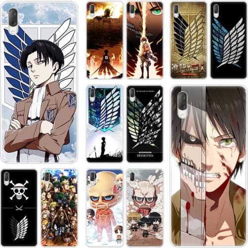 Anime attack on Titan Hard Case For Sony Xperia L1 L2 L3 X XA XA1 XA2 XA3 Ultra 10 Plus E5 XZ XZ1 XZ2 Compact XZ3 XZ5 2 20 Cover