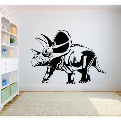 Dinosaur T-Rex Wall Decals Kids Bedroom Kids Girls Boys Teenager Room Decoration Posters Stickers Non-toxic Material PVC A524