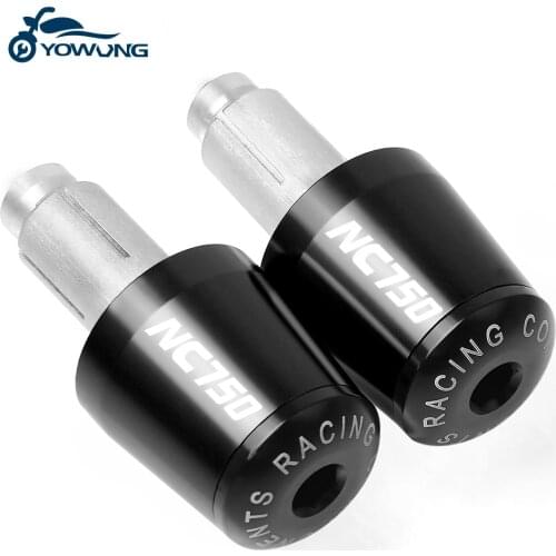 For HONDA NC750 NC 750 S/X NC750S NC750X NC 750S/X 2014 2015 2016 Motorcycle CNC 22MM Handlebar Grips Handle Bar Cap End Plugs