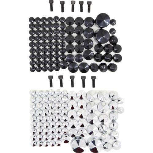 Chrome Bolt Topper Cover Caps For Harley Davidson Twin Cam Softail 2007-2013