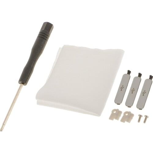 9x USB Port Charger Cover Flap with Screwdriver for Samsung S5 G900F G900H