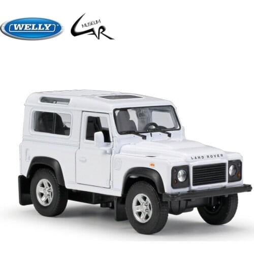 WELLY 1:34 Model Car Simulation Alloy Metal Toy Car Childrens Toy Gift Collection Model Toy Gifts Land Rover Defender