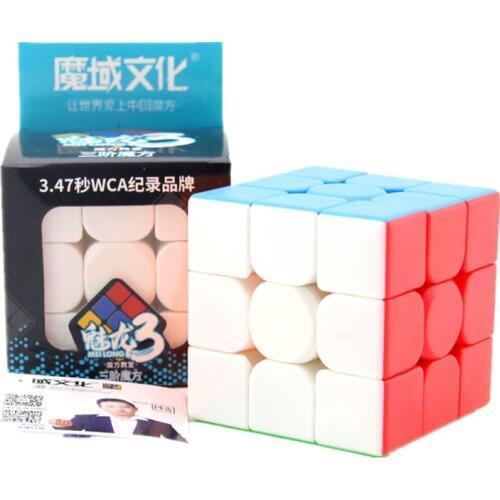 Moyu Meilong 3x3x3 Cube Puzzles Toy For Children Stickerless WCA Professional competition Speed Cube Magic Cube Educational Toys