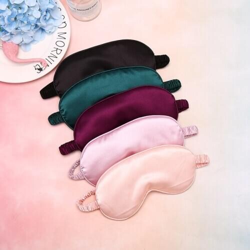 Eyepatch Nap Eye Patch Rest Blindfold Eye Cover Sleeping Mask Night Eyeshade Women Imitated Silk Sleep Eye Mask Portable Travel