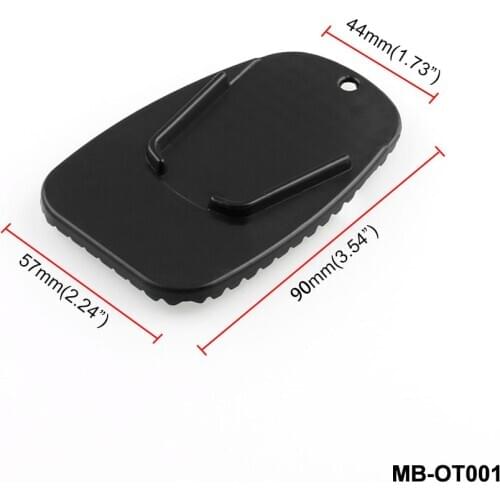 Plastic Side Stand Moto Bike Motorcycle Kickstand Non-slip Plate Side Extension Support Foot Pad For Soft Ground Outdoor Parking