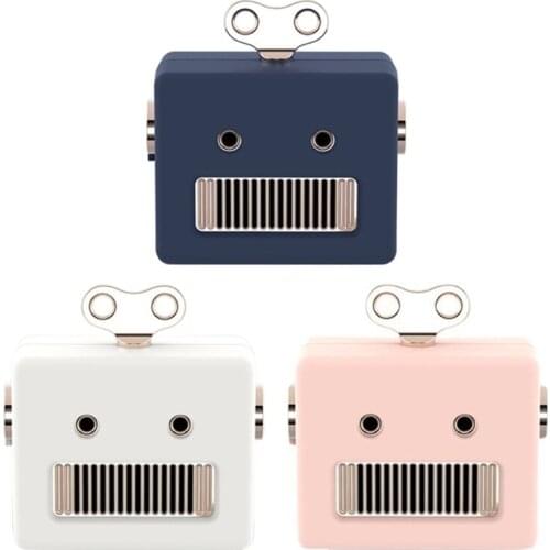 Cute Cartoon Robot Bluetooth Speaker Portable Subwoofer Wireless Mini Speaker Creative Gift for Outdoor Home Party