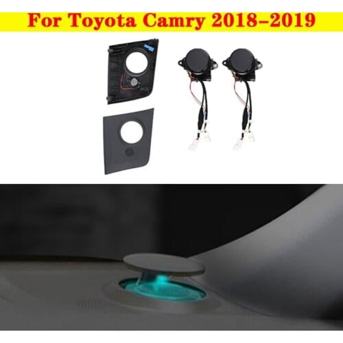 LED Interior Ambient Light illuminated Rotating Midrange Treble Lamp Automatic Lift tweeter For Toyota Camry 2018-2019
