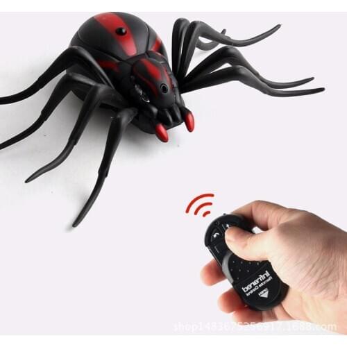 Horrible Pets Infrared RC Cockroach Remote Control Fake Spider Toy Insects Prank Joke Scary Trick Bugs For Halloween