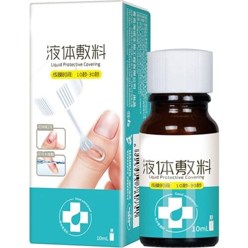 Waterproof Liquid Band 10ml for Adult Kids Transparent Liquid Bandage Plaster Cut Wounds Healing Gel UD88