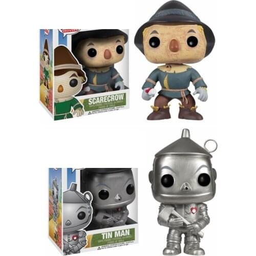 The Wizard of OZ Tin Man 38# Scarecrow 39# Vinyl Action Figures brinquedos Collection Model Toys for Children Gifts