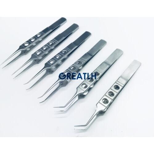 11cm Micro ophthalmic Tweezers Dental Clip Ophthalmic Forceps scissors ophthalmic surgery microsurgical instrument