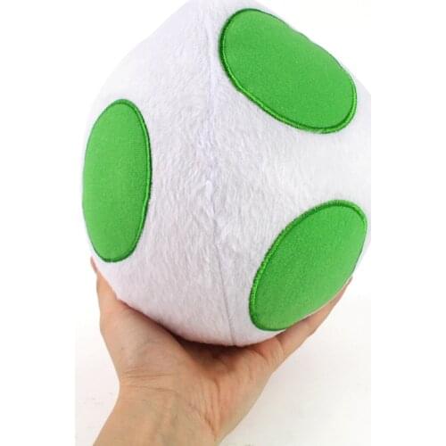 19cm Anime Super Mario Yoshi Egg Plush Toy Doll Yoshi Dragon Eggs Soft Stuffed Doll Children Kids Gifts
