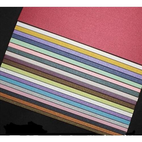 50Pcs/lot A4 Size 21*29.7cm 250gsm A5 Pearl Paper Double Pearl Paper , DIY Box Gift Packing