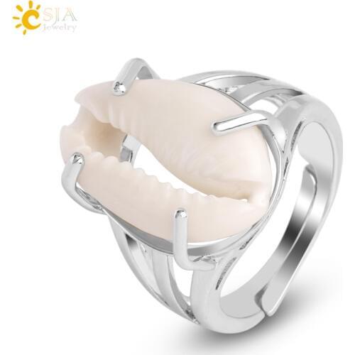 Белые кольца CSJA Jewelry China At AliExpress