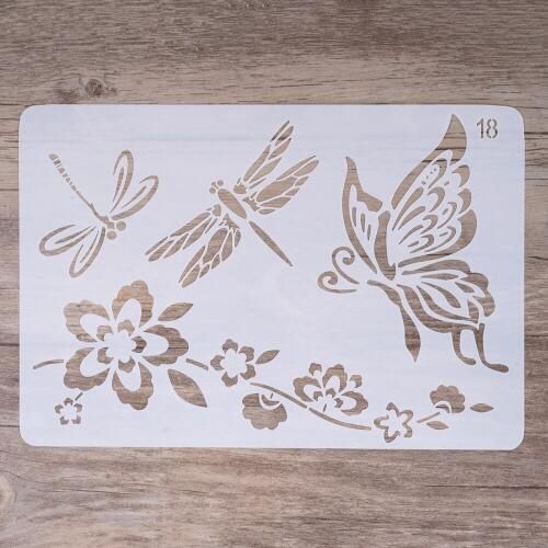 DIY Craft Vine Flower Layering Damask Stencils For DIY Scrapbooking Stamping Album Crafts Decorative Paper Cards