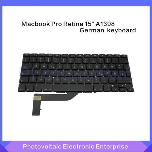 Ew Germany German Keyboard For Macbook Pro Retina 15" A1398 2012 2013 2014 2015