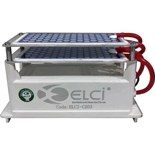 252elci Ceramic Double Layer Ozone Generator 10 G/h adjustable quartz tube type water treatment plant ozone generator