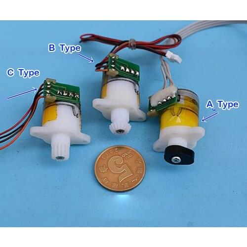 Nidec 15mm Micro Precision Stepper Motor DC 6V 2-phase 4-wire Mini 3-stage Planetary Reduction Gear Box 1:110 Diy Accessories