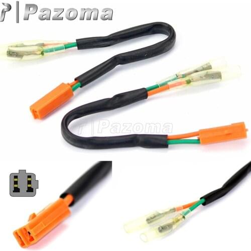 Motorcycle OEM Turn Signal Wiring Harness Connectors Adapter Plug For YAMAHA 03-05 R6-YZFR6 06-09 R6S-YZFR6S 02-03 YZFR1-YZFR1