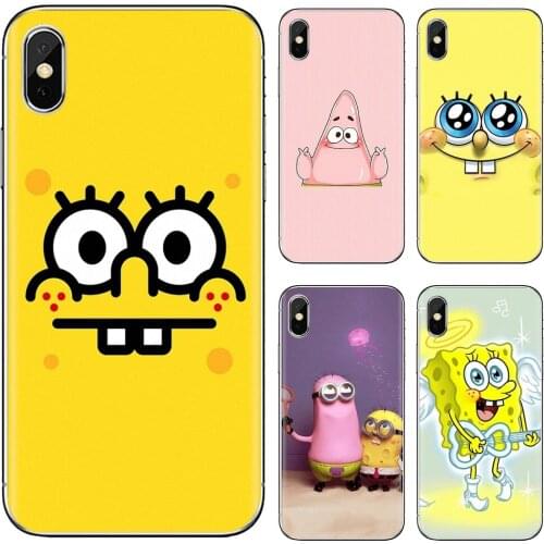 For Xiaomi mi Redmi Note 3 4 4X 5 6 7 8 8t 9 9s 9t 10 pro lite Queen-Spongebob-C-Best-Friend-Patrick Soft Cases Cover